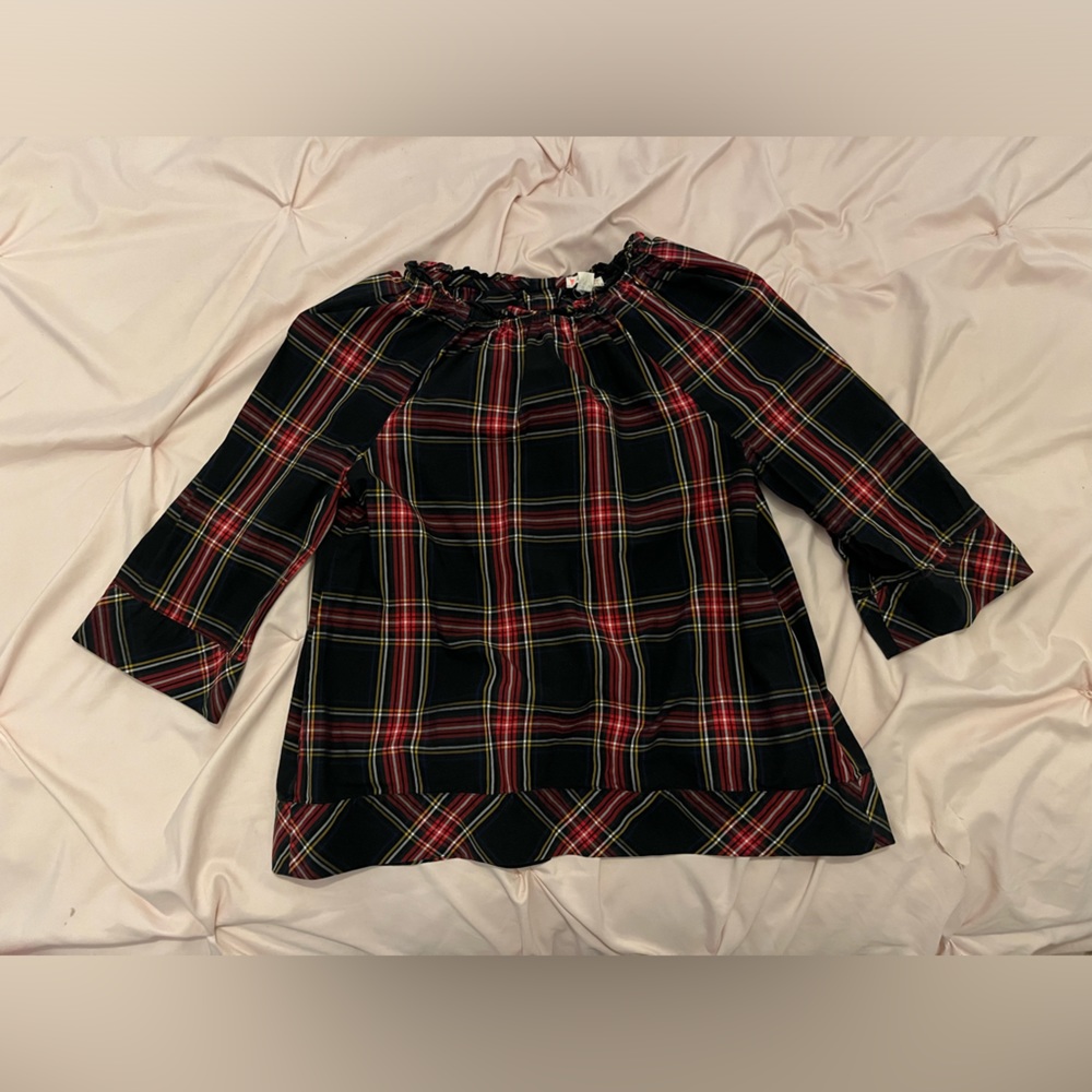 Crewcuts girls Christmas button up